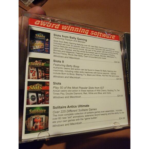 Masque Casino Game (PC, 2003, E) RETRO VIDEO GAME - COMPLETE w MANUAL - Picture 3 of 4